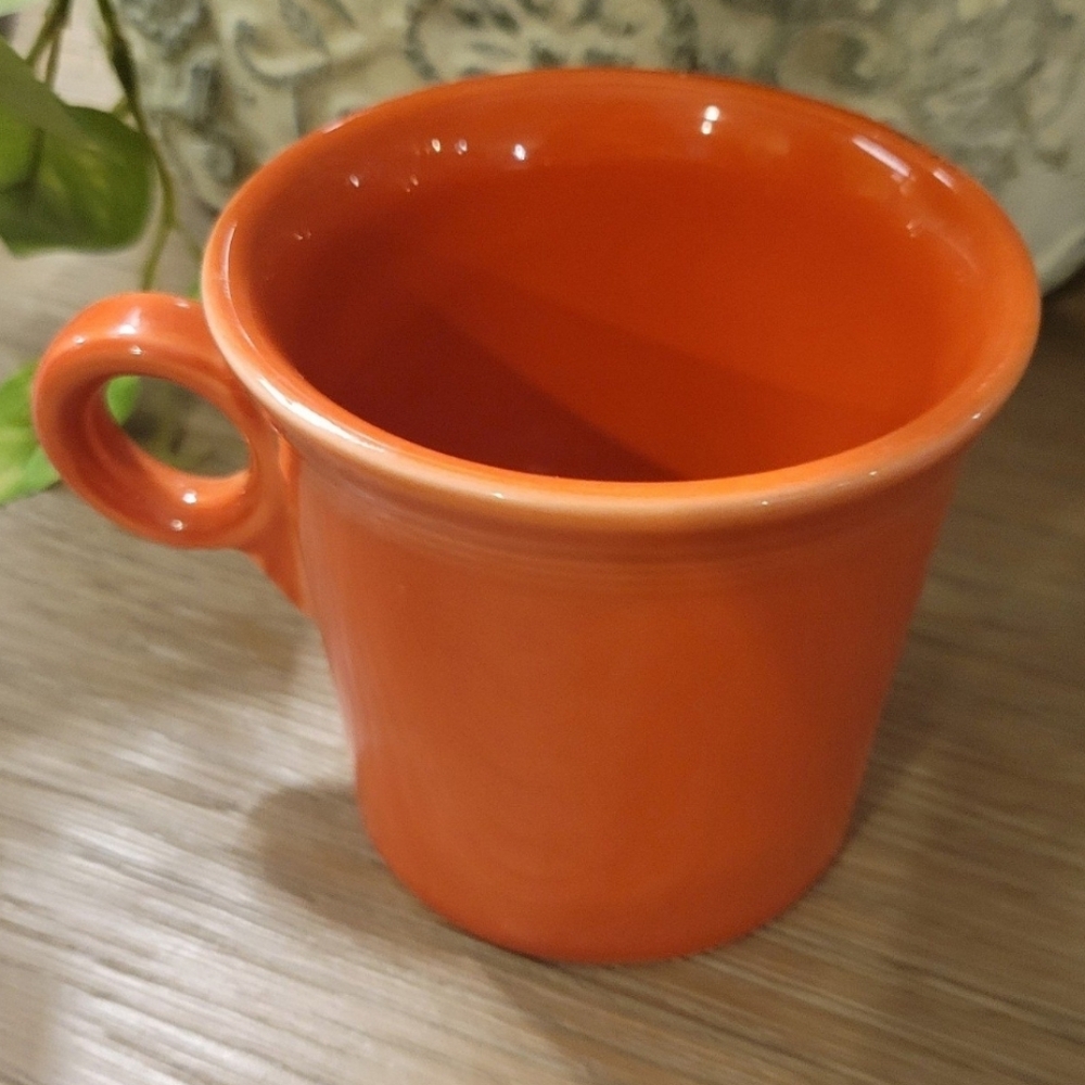 Fiesta Vibrant Orange Ceramic Mug